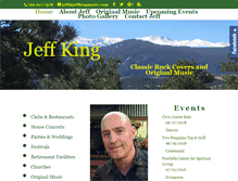 Tablet Screenshot of jeffkingmusic.com